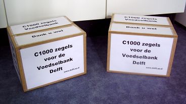 Dozen voor C1000 zegeld voedselbank